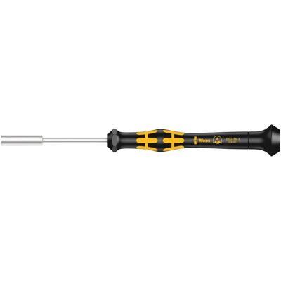 Wera 1569 ESD Mikro nakrętka klucz - 4mm x 60mm, Czarny, Żółty Wera 1569 ESD Mikro nakrętka klucz - 4mm x 60mm, Czarny, Żółty