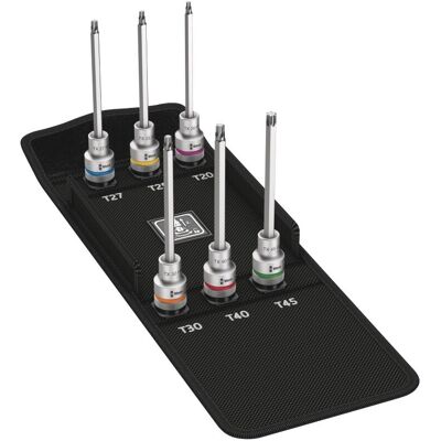Wera 8767 C TX HF 2 Zestaw bitów i nasadek - Torx, 6 sztuki Wera 8767 C TX HF 2 Zestaw bitów i nasadek - Torx, 6 sztuki