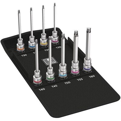 Wera 8767 C Jeu de 9 douilles Torx HF Zyklop - Publicité Wera 8767 C Jeu de 9 douilles Torx HF Zyklop - Publicité