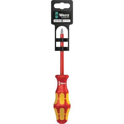 Wera - Insulated VDE Multi-Bit Phillips Flat Screwdriver - Screwdriver Wera - Insulated VDE Multi-Bit Phillips Flat Screwdriver - Screwdriver