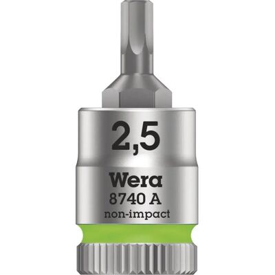 Wera Socket Insert Hex-Plus 2.5mm - Hand Tool Accessory Wera Socket Insert Hex-Plus 2.5mm - Hand Tool Accessory