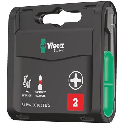 Wera Bit-Box 20 BTZ PH Καρφωτικά κατσαβίδια - Ανθεκτικά, Παγκόσμια Wera Bit-Box 20 BTZ PH Καρφωτικά κατσαβίδια - Ανθεκτικά, Παγκόσμια