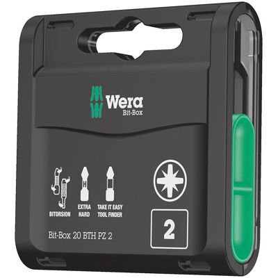 Wera PZ 2 Wkrętak do bitów - 20 szt. Wera PZ 2 Wkrętak do bitów - 20 szt.