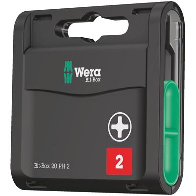 Wera 25mm PH2 Extra Hårda Skruvmejselbitar - Set Wera 25mm PH2 Extra Hårda Skruvmejselbitar - Set
