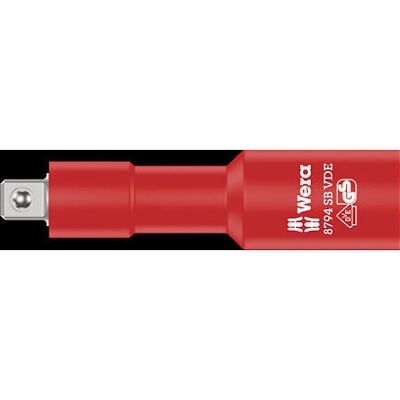 Wera 05004964001 Extension VDE - Adaptateur de douille isolé 3/8" - Publicité Wera 05004964001 Extension VDE - Adaptateur de douille isolé 3/8" - Publicité