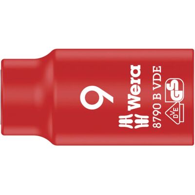 Wera 8790 B Vde Sechskant Steckschlüssel - Isolierter Werkzeug Wera 8790 B Vde Sechskant Steckschlüssel - Isolierter Werkzeug