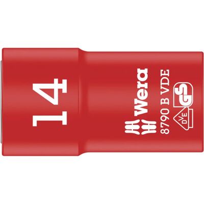 Wera 05004958001 Steckschlüssel-Set - VDE-isoliert, 14mm, 3/8" Antrieb Wera 05004958001 Steckschlüssel-Set - VDE-isoliert, 14mm, 3/8" Antrieb