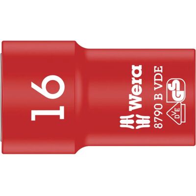 Wera 05004960001 Steckschlüssel-Set - Isoliert VDE, 16mm Wera 05004960001 Steckschlüssel-Set - Isoliert VDE, 16mm