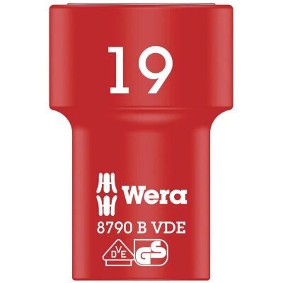 Wera 8790 B VDE 05004963001 Isolert 3/8" Socket Wera 8790 B VDE 05004963001 Isolert 3/8" Socket