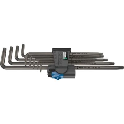 Wera 967/9 TX XL HF Torx-nyckelsats - Svart Wera 967/9 TX XL HF Torx-nyckelsats - Svart