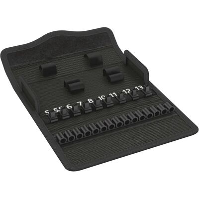 Wera 05136467001 Tool Storage Case - Compact, Lightweight, Black Wera 05136467001 Tool Storage Case - Compact, Lightweight, Black