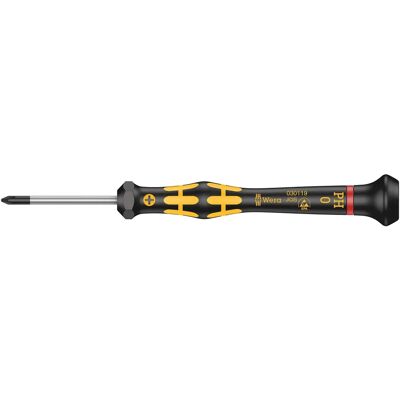Tournevis Wera 1550 PH Kraftform Micro PH 0 - Phillips, 40mm - Publicité Tournevis Wera 1550 PH Kraftform Micro PH 0 - Phillips, 40mm - Publicité