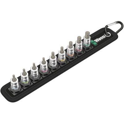 Wera Gürtel A Hex 1/4" 9-tlg. Bitsatz Wera Gürtel A Hex 1/4" 9-tlg. Bitsatz