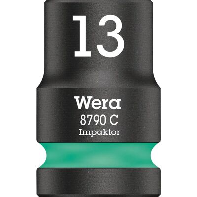 Wera 8790 C Impact Socket - Turkis 13mm Wera 8790 C Impact Socket - Turkis 13mm