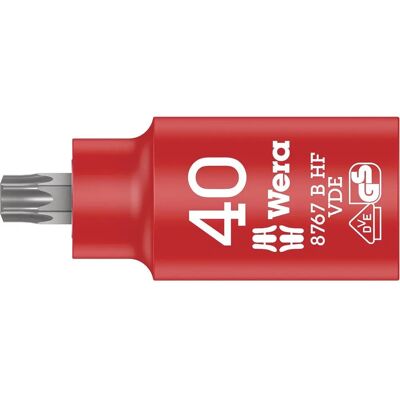 Wera Zyklop VDE 3/8" Isolerad Torx Bit med hållfunktion Wera Zyklop VDE 3/8" Isolerad Torx Bit med hållfunktion