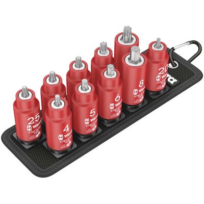 Wera Belt B VDE 1 Zyklop 10-teilige isolierte Steckschlüssel-Set Wera Belt B VDE 1 Zyklop 10-teilige isolierte Steckschlüssel-Set