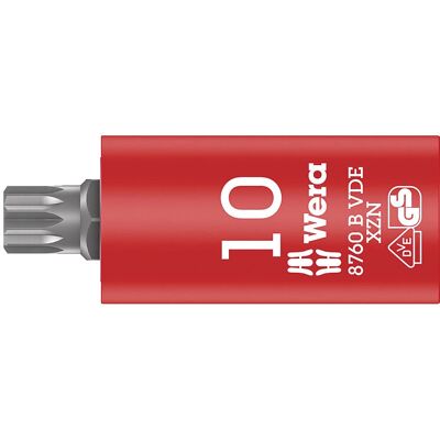 Wera 8760 B VDE XZN Isolierte Bitnuss - Schrauber- und Stecknuss-Set Wera 8760 B VDE XZN Isolierte Bitnuss - Schrauber- und Stecknuss-Set