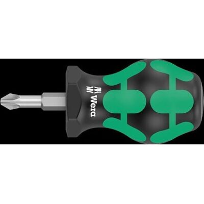 Wera 05008854001 Screwdriver - Short Pz 2 - Ergonomic Handle Wera 05008854001 Screwdriver - Short Pz 2 - Ergonomic Handle