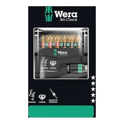 Wera 05136392001 skruvmejselbitsats 11 delar Wera 05136392001 skruvmejselbitsats 11 delar