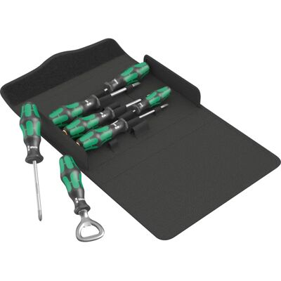 Set di cacciaviti Wera - Kraftform Plus - Punta laser - Scatola compatta - 7 pezzi Set di cacciaviti Wera - Kraftform Plus - Punta laser - Scatola compatta - 7 pezzi