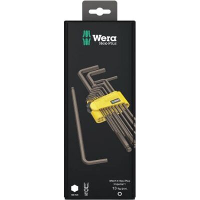 Wera 950/13 Hex-Plus Imperial 13-delt sett - Inbussnøkler Wera 950/13 Hex-Plus Imperial 13-delt sett - Inbussnøkler