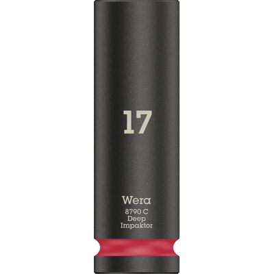 Wera - Dyp slagdokk 17mm - Høy dreiemoment Wera - Dyp slagdokk 17mm - Høy dreiemoment