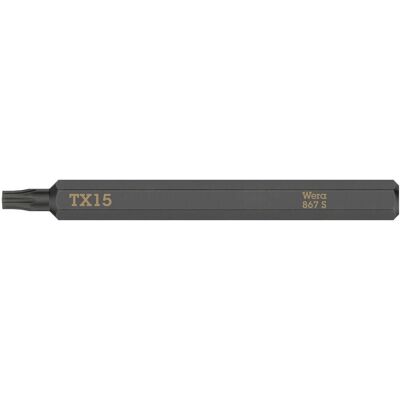 Wera 867 S Schraubendreherbit - 70mm TORX 15 - Für Impact Wera 867 S Schraubendreherbit - 70mm TORX 15 - Für Impact
