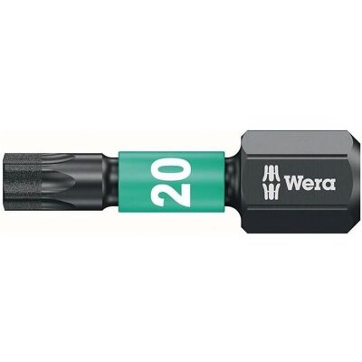 Ensemble de mèches de tournevis Wera Impaktor T20 25mm 1/4" - Publicité Ensemble de mèches de tournevis Wera Impaktor T20 25mm 1/4" - Publicité