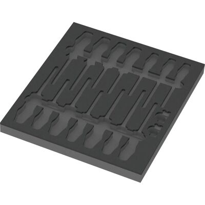 Wera Werkzeugaufbewahrung, 9811 Schaumstoffeinlage - Bicolor, 344x30x392mm - Werkzeugtyp Wera Werkzeugaufbewahrung, 9811 Schaumstoffeinlage - Bicolor, 344x30x392mm - Werkzeugtyp