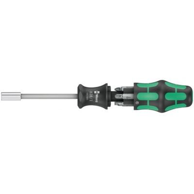 Wera 05051511001 manuelles Schraubenzieher-Set - Ergonomischer Kraftform-Griff mit Bitmagazin Wera 05051511001 manuelles Schraubenzieher-Set - Ergonomischer Kraftform-Griff mit Bitmagazin