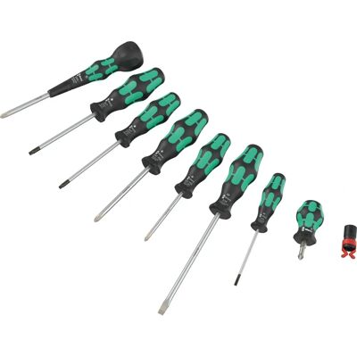 Wera 05134028001 Kraftform Ball-Grip Schrauberset - 9 Stück Wera 05134028001 Kraftform Ball-Grip Schrauberset - 9 Stück