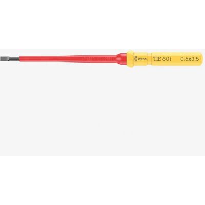 Wera 05006502001 - VDE Slotted Insulated Blade, Compact, Black-Point - Screwdriver Blade Wera 05006502001 - VDE Slotted Insulated Blade, Compact, Black-Point - Screwdriver Blade