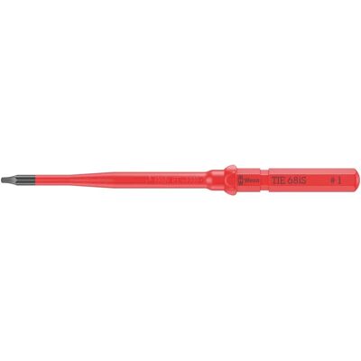 WERA 05006545001 - Compact VDE Insulated Interchangeable Blade Tool for Square Screws WERA 05006545001 - Compact VDE Insulated Interchangeable Blade Tool for Square Screws