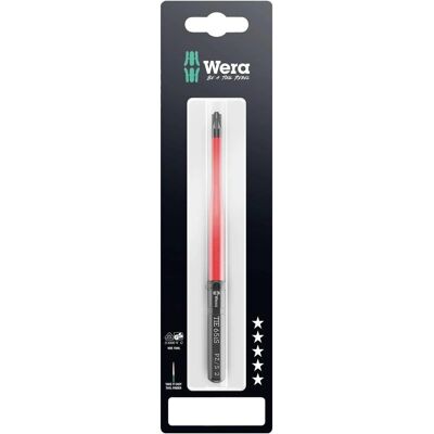Wera Kraftform Kompakt VDE 65 iS PZ/S - Cuchillas intercambiables, Aislado, Acceso profundo - Destornillador Wera Kraftform Kompakt VDE 65 iS PZ/S - Cuchillas intercambiables, Aislado, Acceso profundo - Destornillador