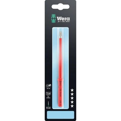 Wera Compact Interchangeable VDE Blade Screwdriver - Phillips, Small Wera Compact Interchangeable VDE Blade Screwdriver - Phillips, Small