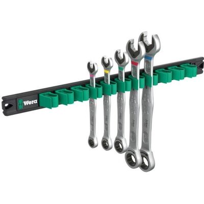 Wera 05020015001 Kombinasjonsnøkkelsett - 5 deler, Magnetisk skinne, Høy dreiemoment Wera 05020015001 Kombinasjonsnøkkelsett - 5 deler, Magnetisk skinne, Høy dreiemoment