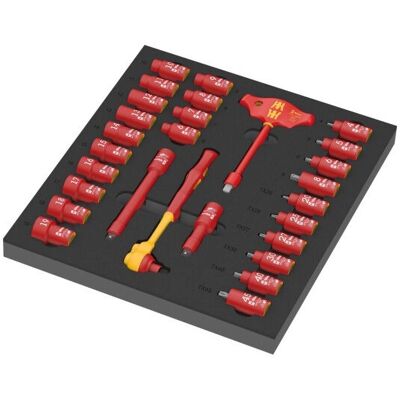 Wera 05150116001 28-delt sett - VDE-øyne for Tool Rebel Wera 05150116001 28-delt sett - VDE-øyne for Tool Rebel