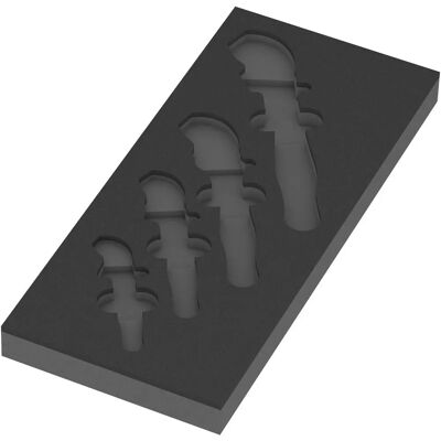 Wera 9834 Insert - Two-colored foam 392x172x30mm Wera 9834 Insert - Two-colored foam 392x172x30mm
