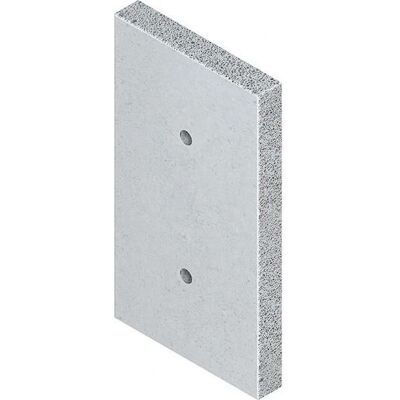Niedax - BSP 220.120.20 - 220x120x20 - 2x vorgebohrte Löcher - Brandschutzplatte Niedax - BSP 220.120.20 - 220x120x20 - 2x vorgebohrte Löcher - Brandschutzplatte