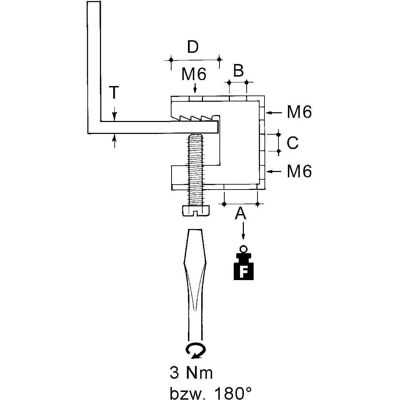 Niedax - FH-65 E-KLIPS - 1-18 mm - Schraubklemme Niedax - FH-65 E-KLIPS - 1-18 mm - Schraubklemme