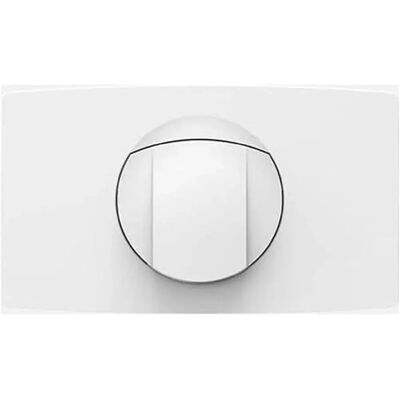Sanit Dubbelknops Spoelpaneel - Wit voor Inbouwcloset Sanit Dubbelknops Spoelpaneel - Wit voor Inbouwcloset