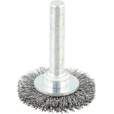 Osborn 0002502142 - Brosse Circulaire en Fil d’Acier - Diamètre 30mm - Mât 6mm - Publicité Osborn 0002502142 - Brosse Circulaire en Fil d’Acier - Diamètre 30mm - Mât 6mm - Publicité