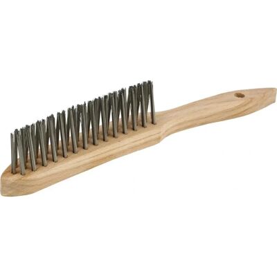 Brosse en fil d'acier OSBORN 0041162133 - Forme V - Manche en bois - Publicité Brosse en fil d'acier OSBORN 0041162133 - Forme V - Manche en bois - Publicité