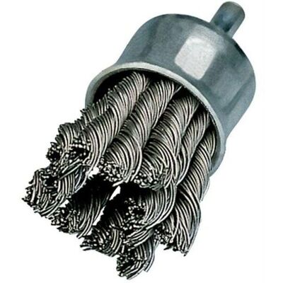 Brosse d'Ébavurage Osborn Argent - 23mm, 6mm Fil de Fer - Brosse - Publicité Brosse d'Ébavurage Osborn Argent - 23mm, 6mm Fil de Fer - Brosse - Publicité