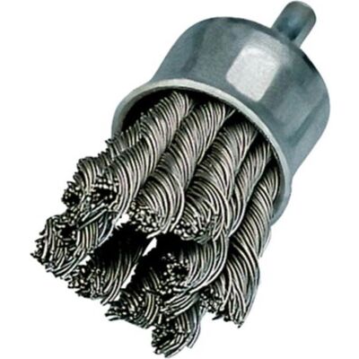 Brosse en fil de fer Osborn - Mèche 6mm - Filament 0,35mm - Nettoyage de surfaces - Publicité Brosse en fil de fer Osborn - Mèche 6mm - Filament 0,35mm - Nettoyage de surfaces - Publicité