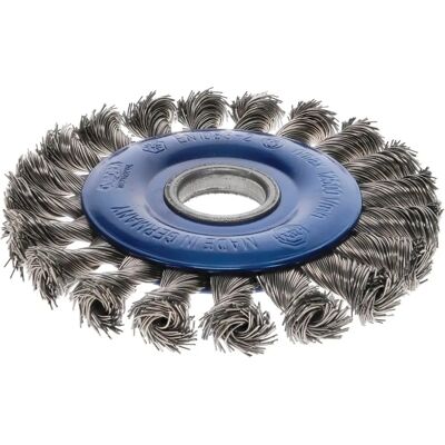 Osborn 9502626251 - Cepillo de alambre para soldadura azul - Cepillo circular de acero para trabajo a alta velocidad Osborn 9502626251 - Cepillo de alambre para soldadura azul - Cepillo circular de acero para trabajo a alta velocidad