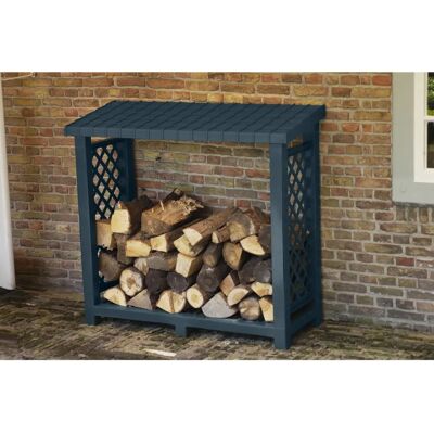 KHW Kaminholzregal - Wetterfestes Polypropylen - 114x102x47cm - Brennholzablage KHW Kaminholzregal - Wetterfestes Polypropylen - 114x102x47cm - Brennholzablage