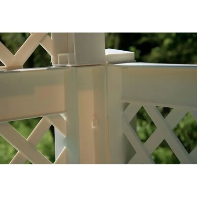 Gartenmöbel KHW Amsterdam - Weiß, Gartenbank, Rankgitter, Pflanzkästen Gartenmöbel KHW Amsterdam - Weiß, Gartenbank, Rankgitter, Pflanzkästen