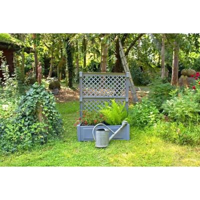 KHW Rankhilfe Pflanzkasten - 110L, Grau KHW Rankhilfe Pflanzkasten - 110L, Grau