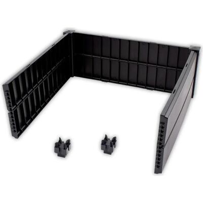 KHW - Demeter Erweiterungsset - Anthrazit - 82x82x31 cm - Raised Bed KHW - Demeter Erweiterungsset - Anthrazit - 82x82x31 cm - Raised Bed